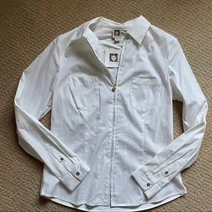 NWT Anne Klein Collared Shirt